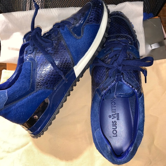 Authentic Louis Vuitton python and pony sneakers - Picture 3 of 9